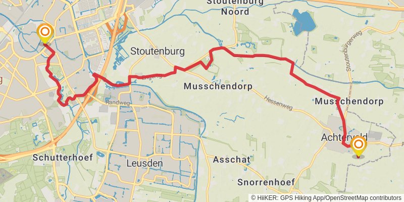 Marskramerpad stage 11 Map