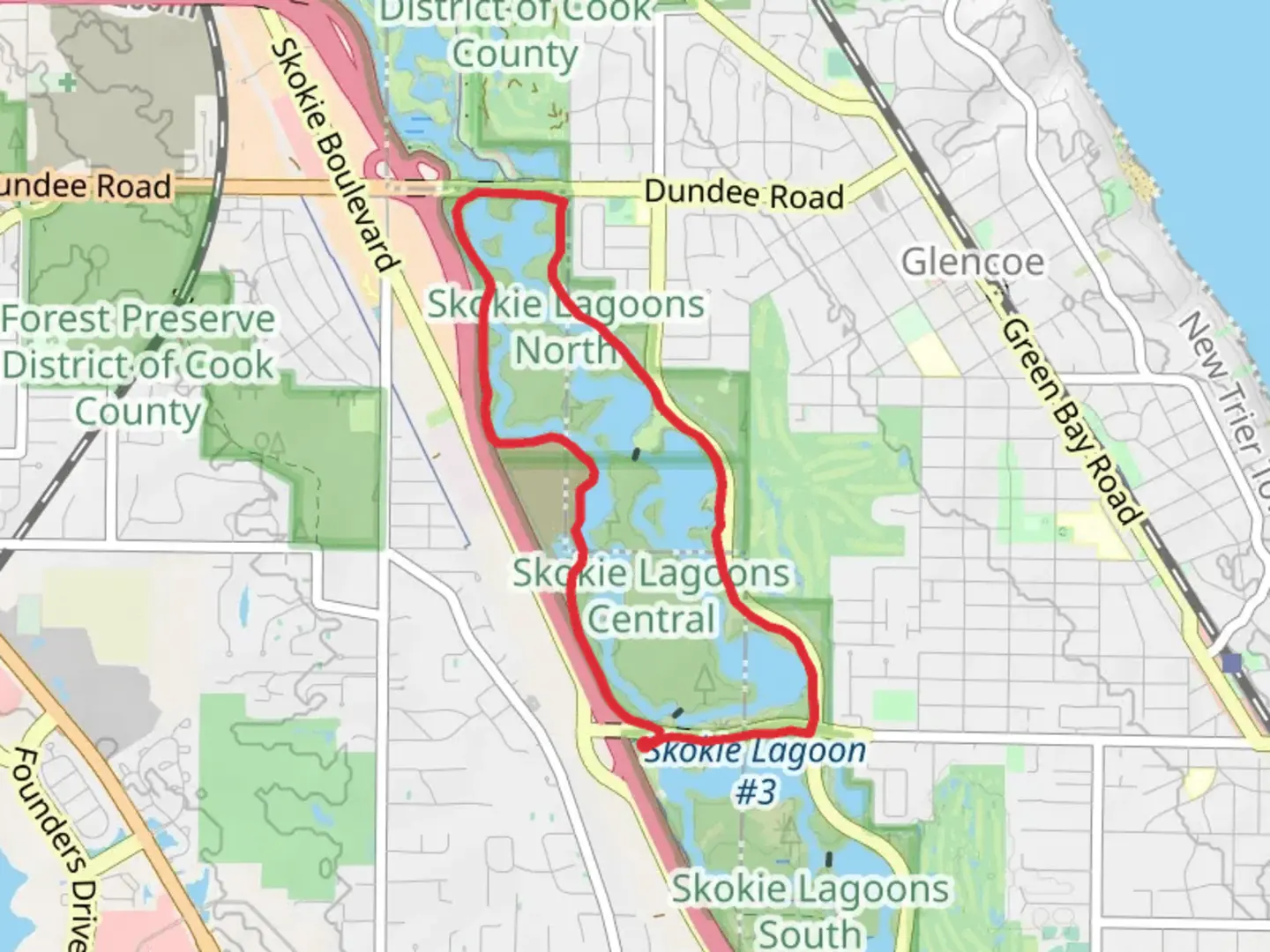 An image depicting the trail North Branch Black Paved Loop Trail and its surrounding area.