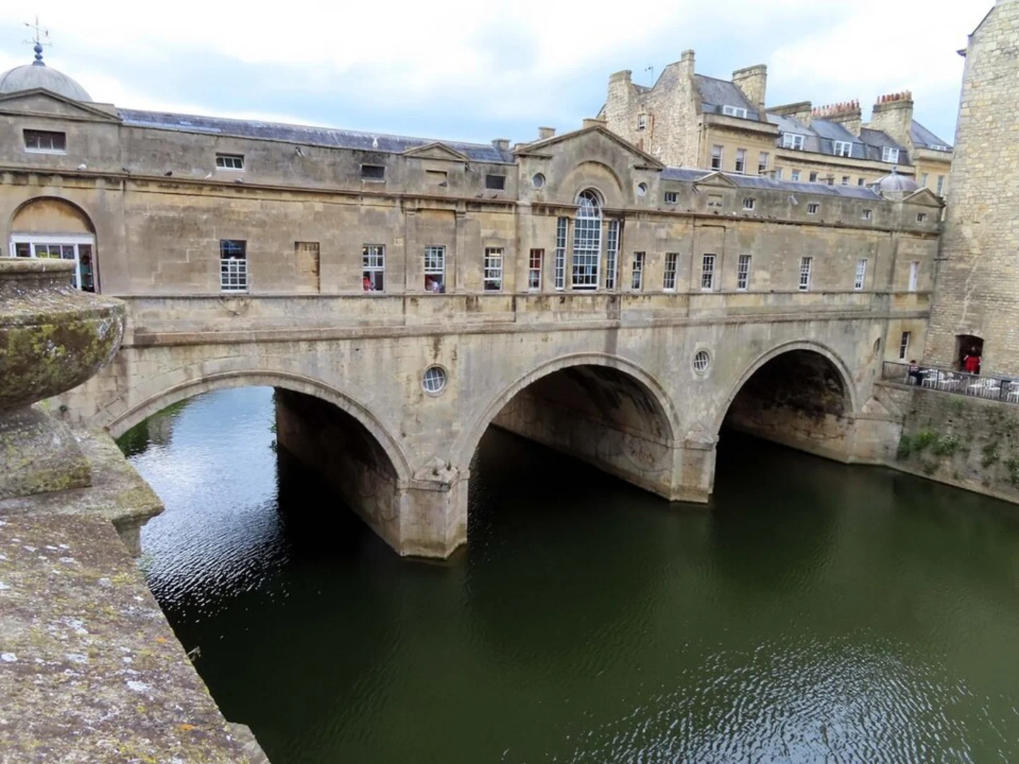An image depicting the trail Two Tunnels Greenway and its surrounding area.