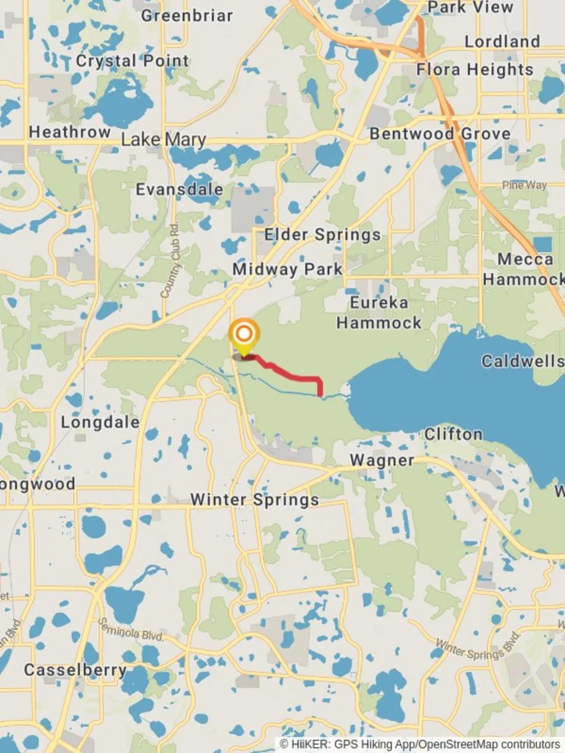 An image depicting the trail Osprey Trail and its surrounding area.