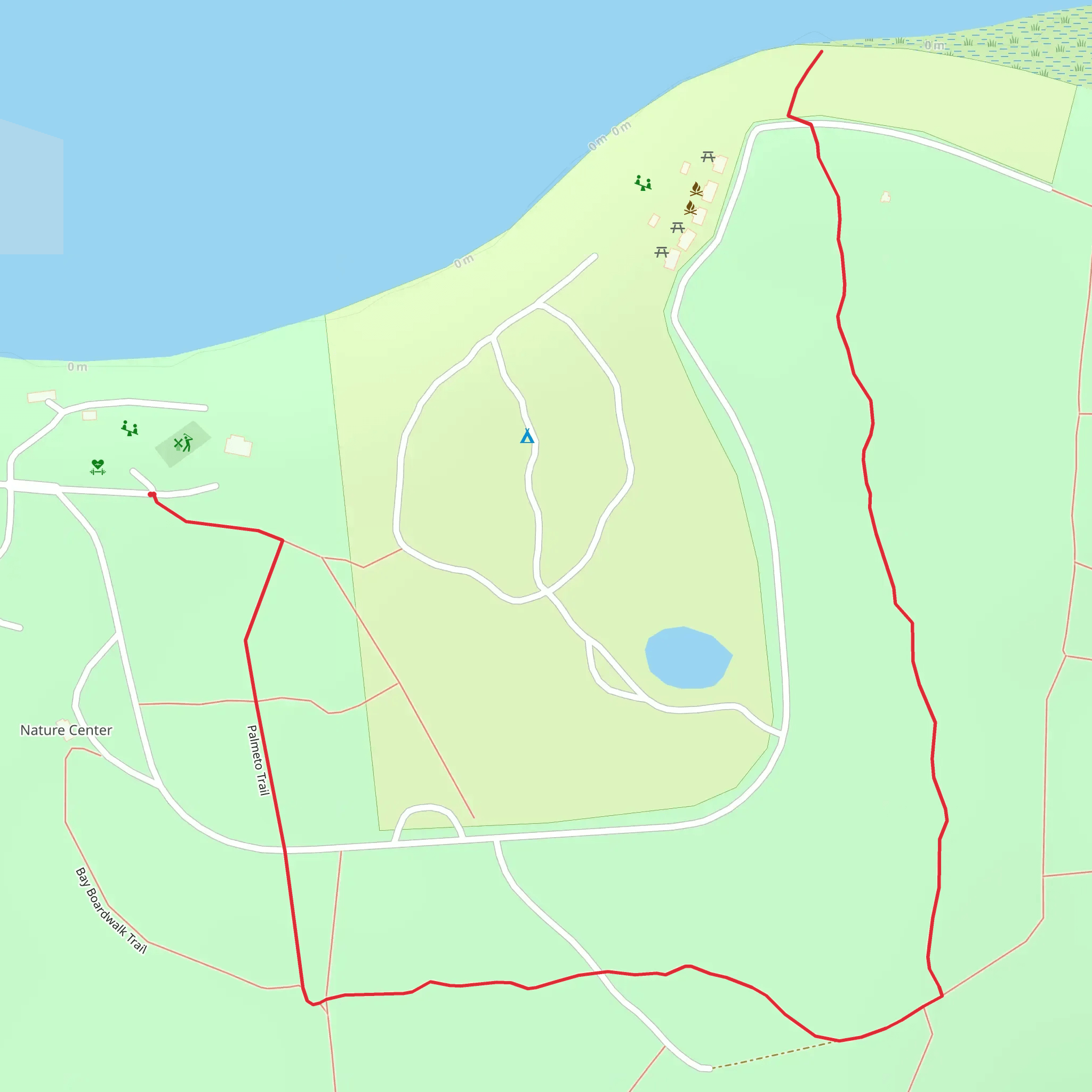 Crooked River State Park Walk mobile static map