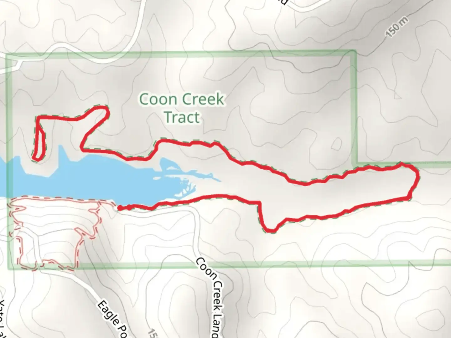 An image depicting the trail Wood Duck Trail and its surrounding area.