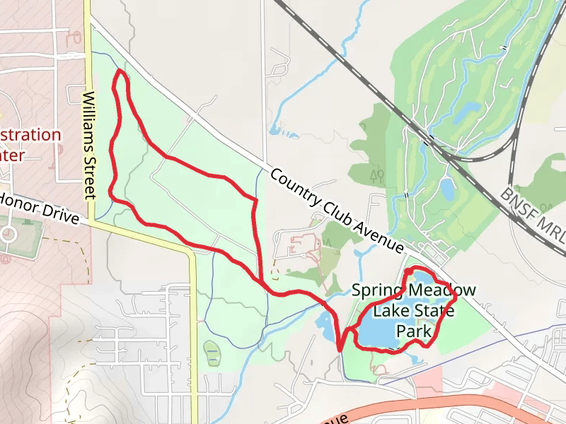 Spring Meadow Lake and William Gruber Loop Trail