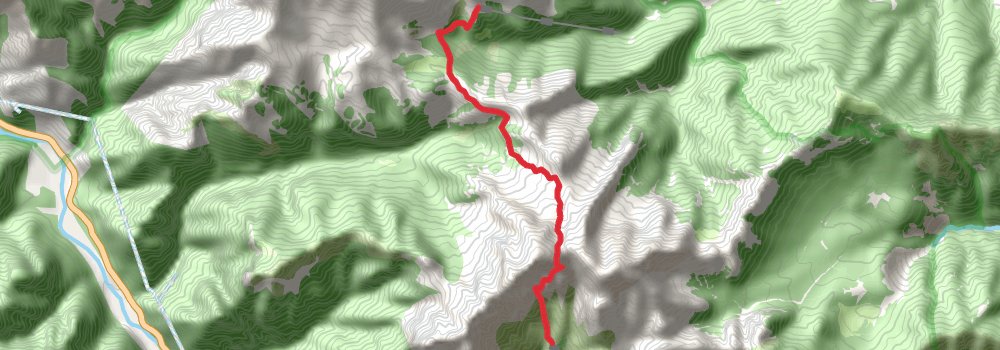 Alta Via 1 stage 11 Map