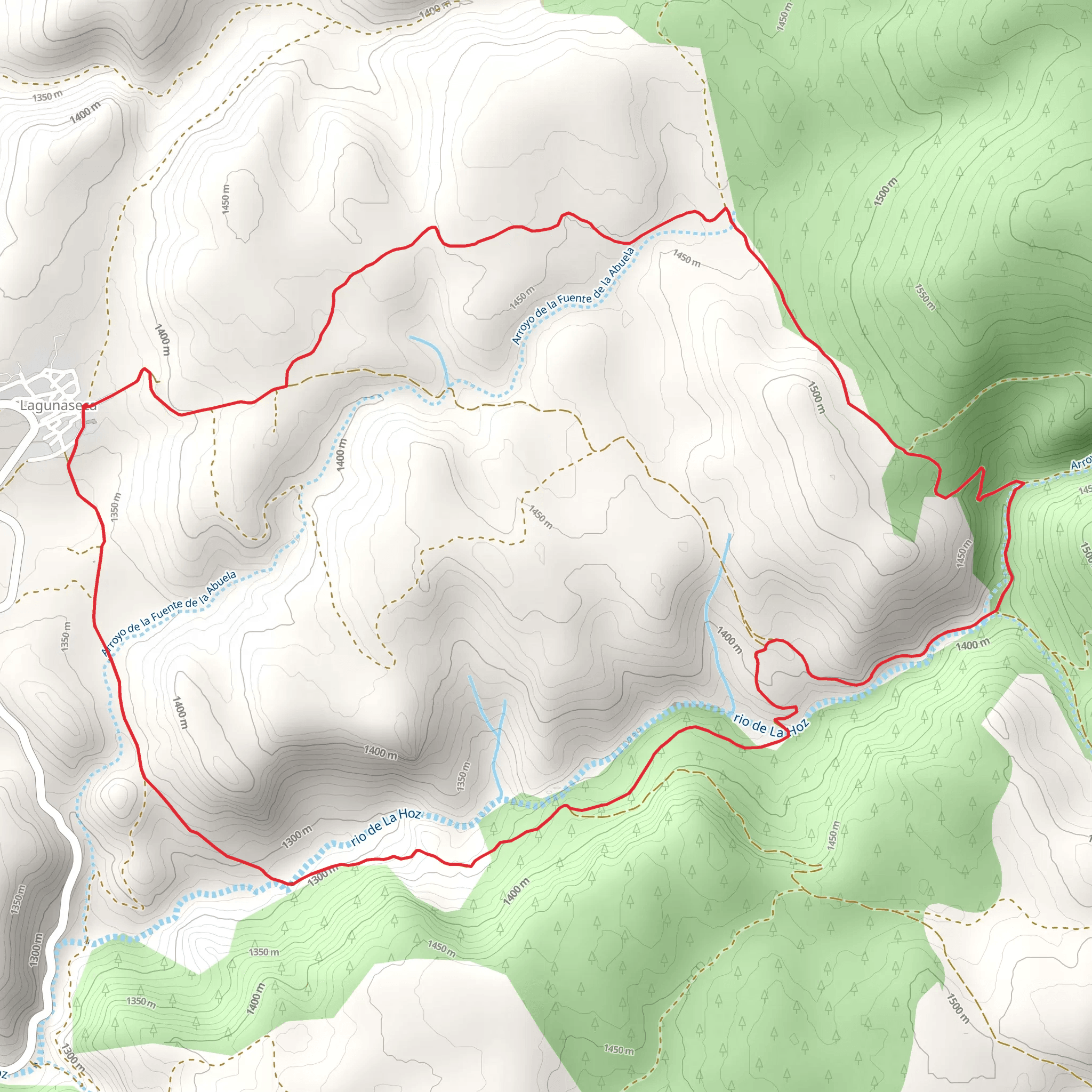 Cueva del Hoyo Trail PR CU 17 mobile static map