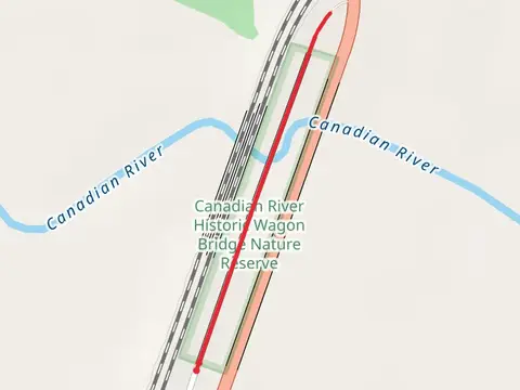 Canadian River Historic Wagon Bridge Walk