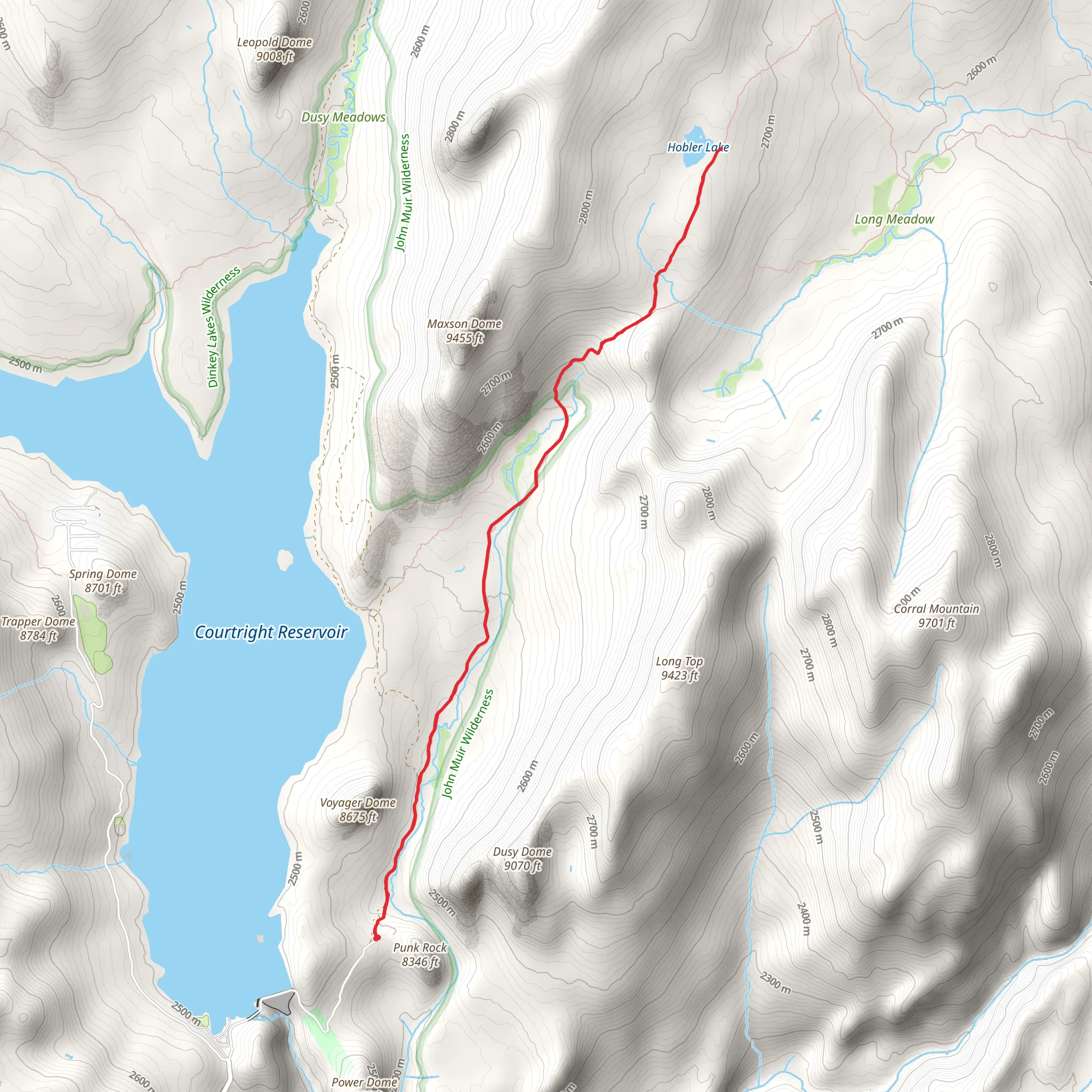 Hobbler Lake via Blackcap Trail mobile static map
