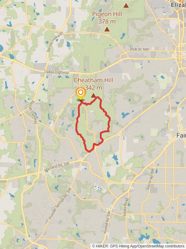 Kolb's Farm East and West Loop Trail