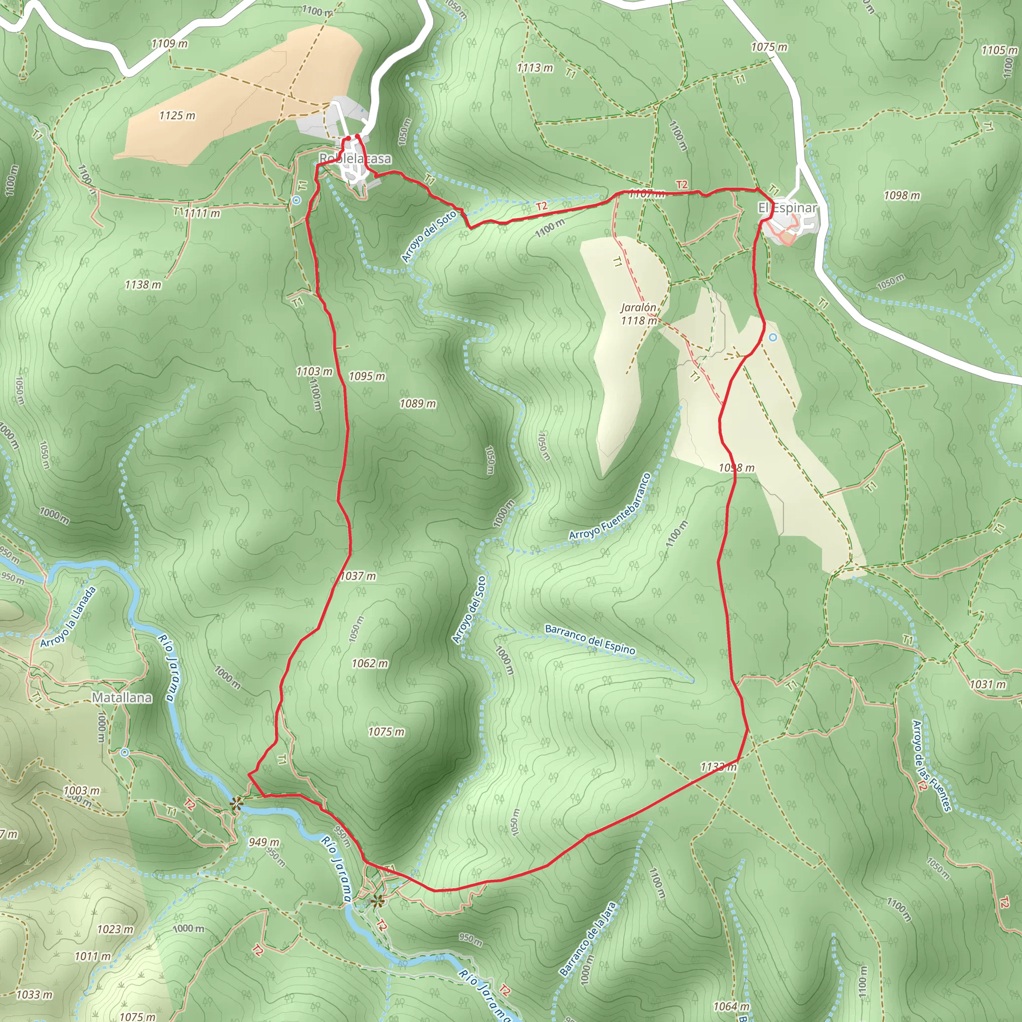 Circular Pozos del Aljibe PR GU 9 mobile static map
