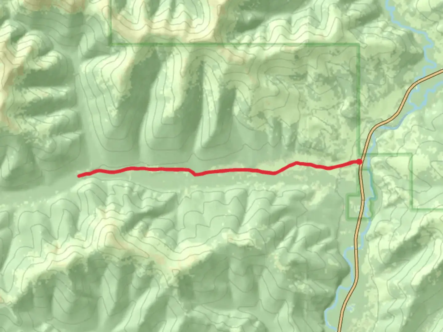 An image depicting the trail Angel Creek - Chena Hot Springs Road and its surrounding area.