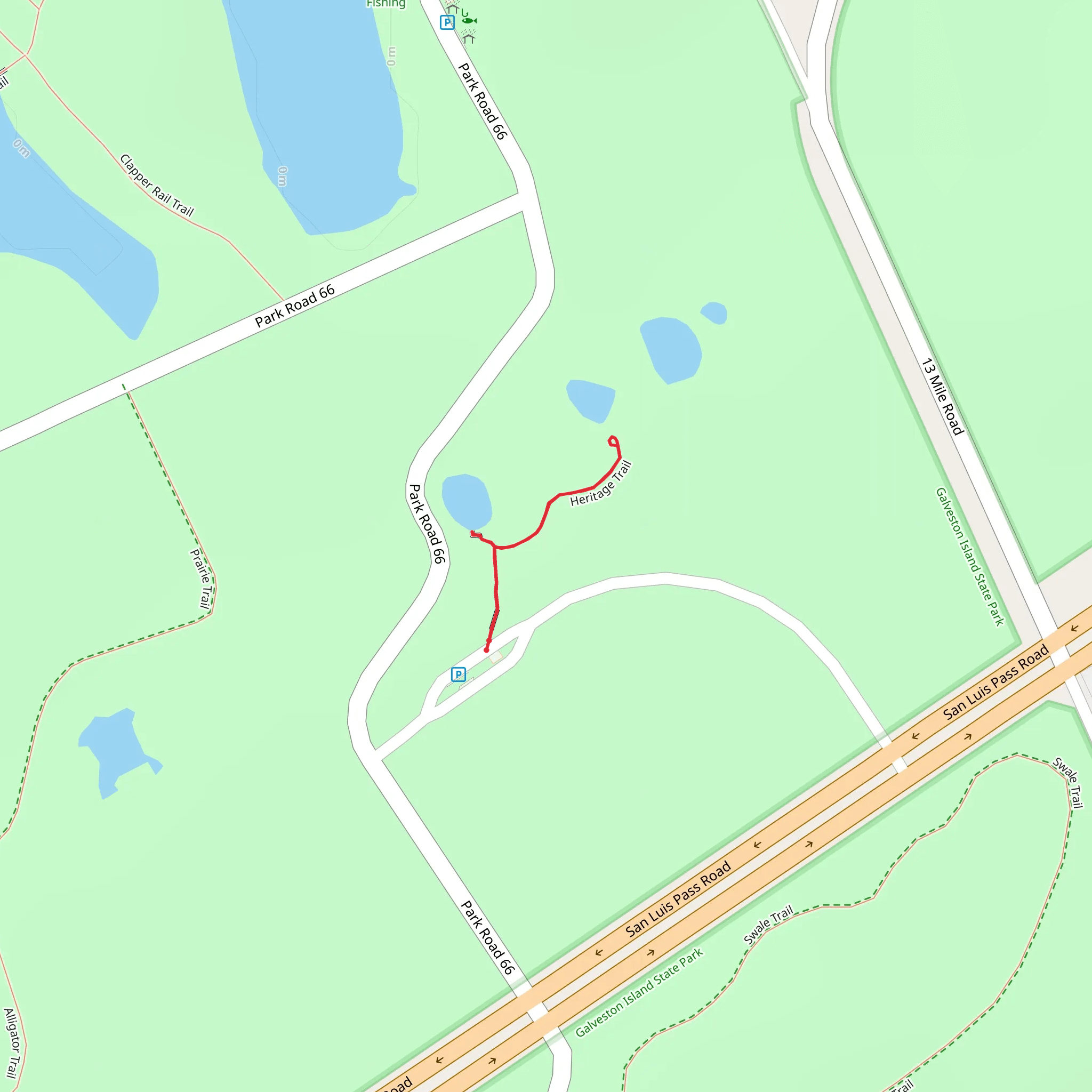 Duck Lake Trail mobile static map