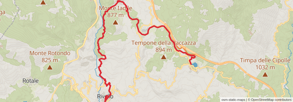 Sentiero Italia - Calabria Section stage 26 Map