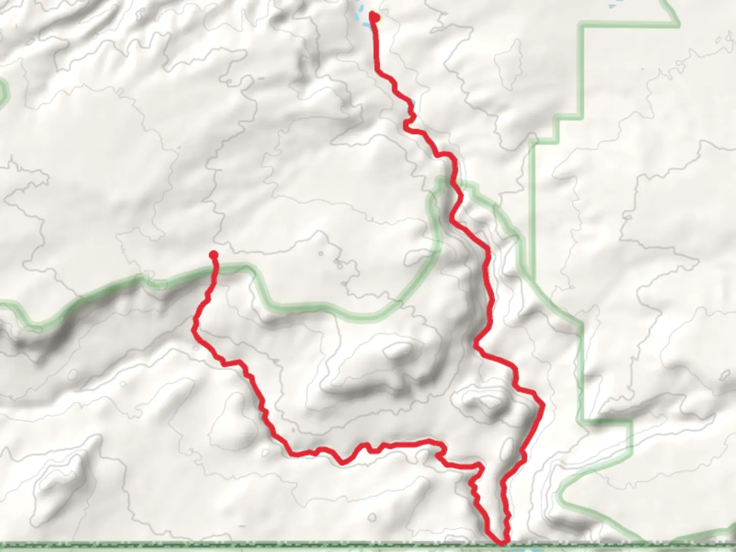 An image depicting the trail Buckskin Gulch Trail and Paria River Trail and its surrounding area.