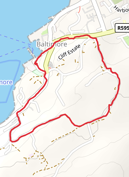 Hike on Baltimore Hill Loop mobile static map