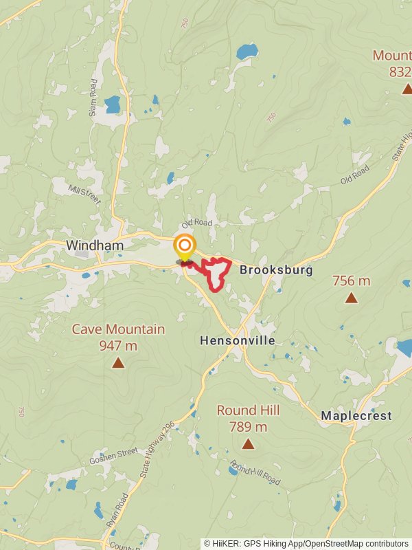 Windham Loop Path mobile static map