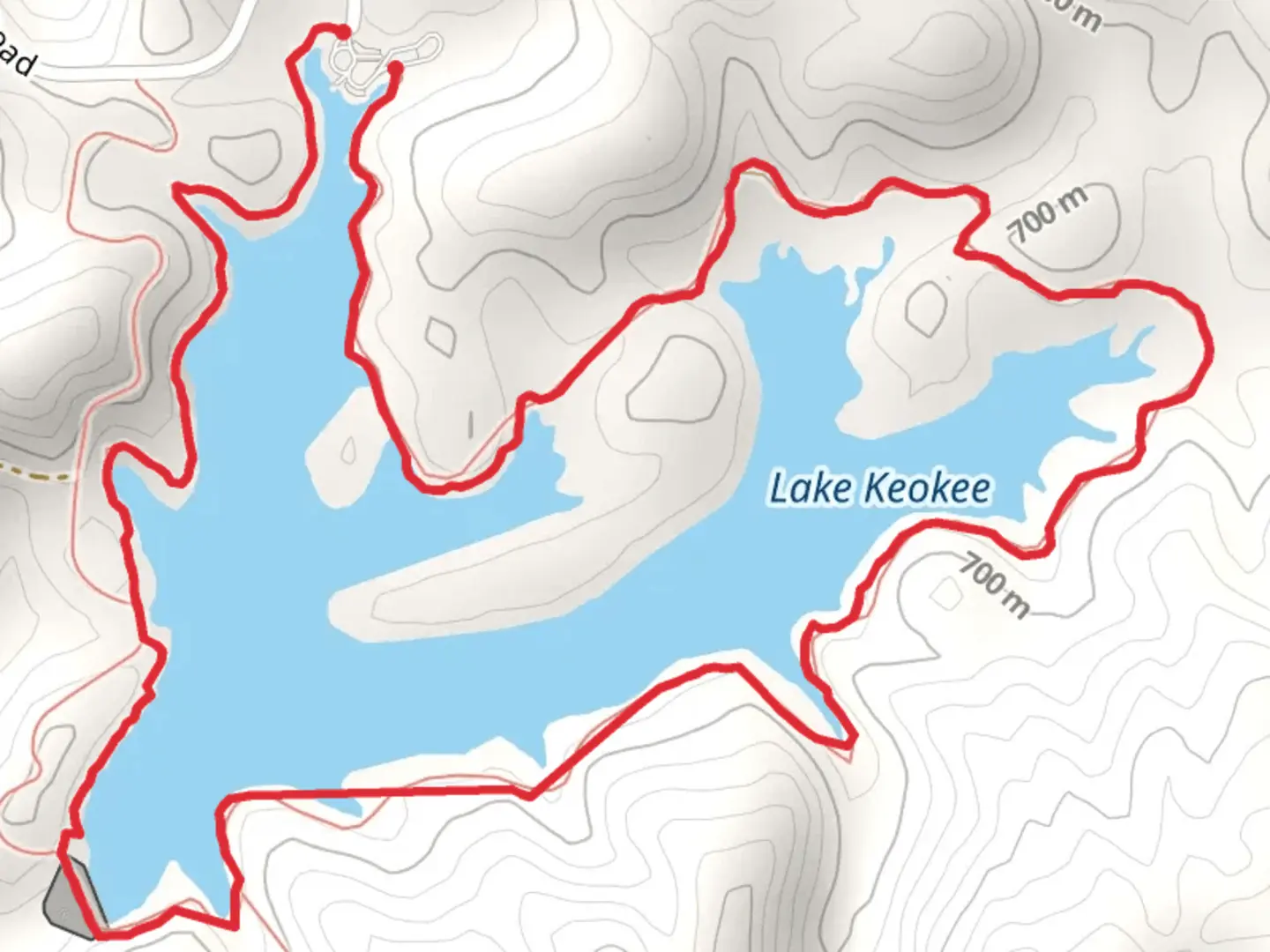 An image depicting the trail Lake Keokee Loop Trail and its surrounding area.