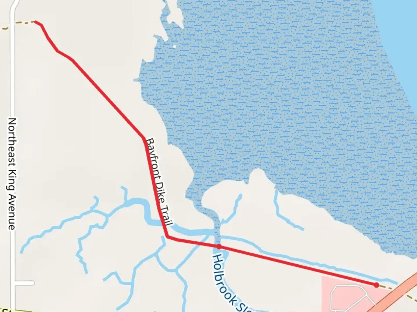 An image depicting the trail Oregon Coast Road Walk and its surrounding area.