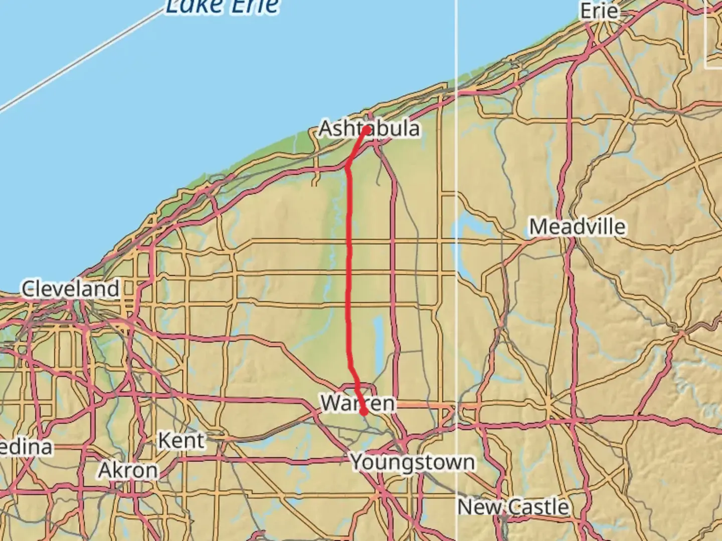 An image depicting the trail Western Reserve Greenway Trail and its surrounding area.