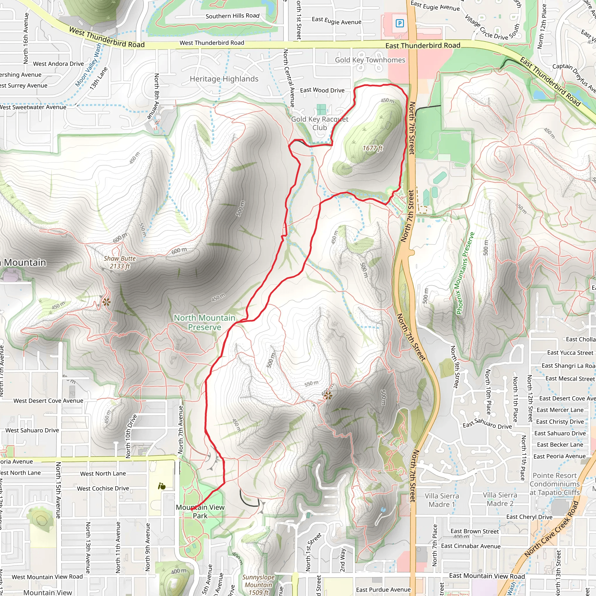 Nature Trail, Trail 306 and Charles M Christiansen Memorial Trail Loop mobile static map