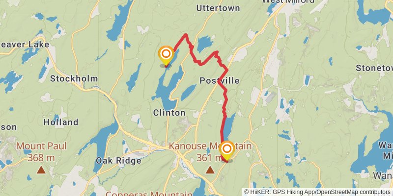 Highlands Trail stage 7 Map