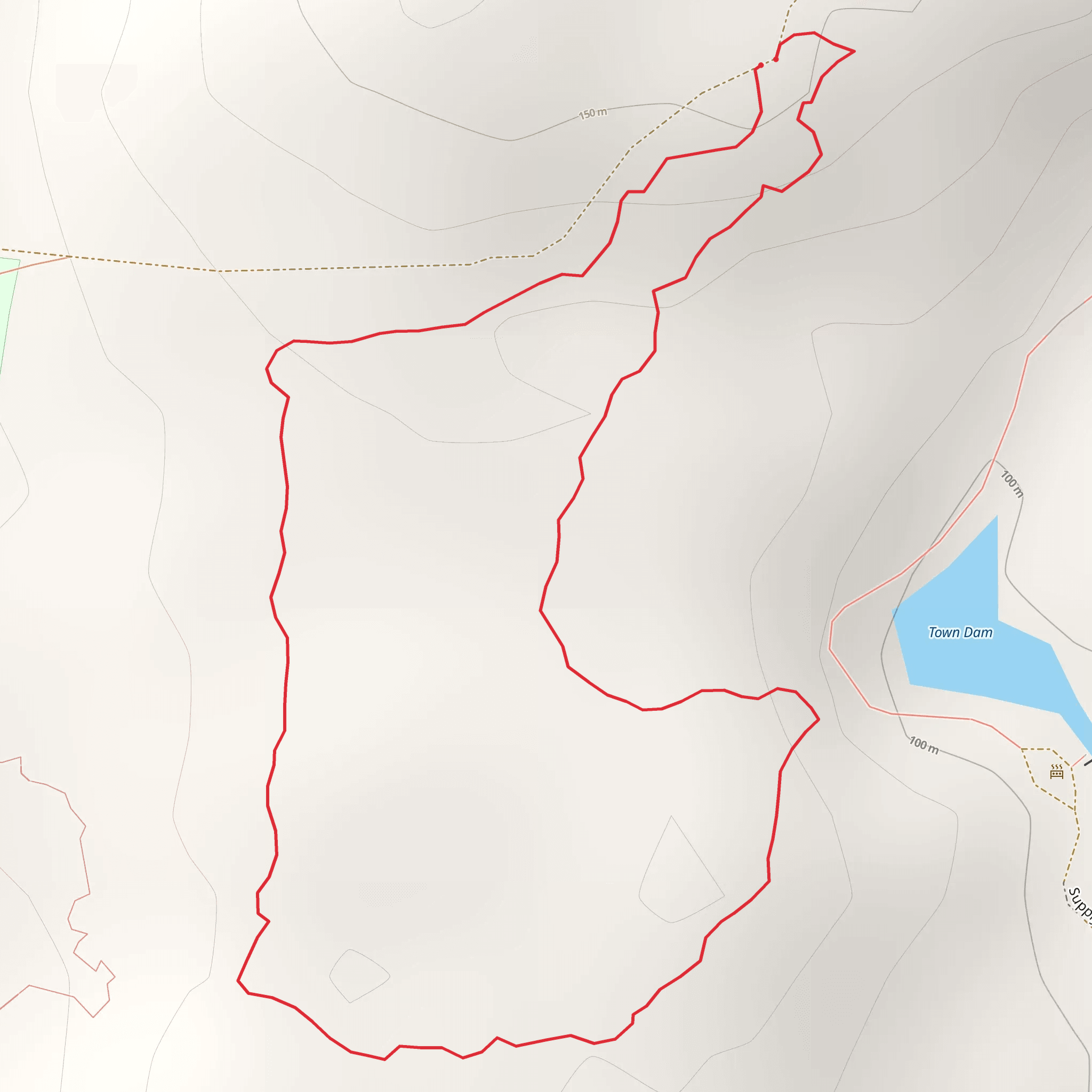 Northcliffe Forest Park Walk mobile static map