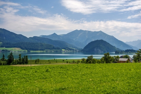 An image depicting the trail Hoher Gjaidstein and its surrounding area.
