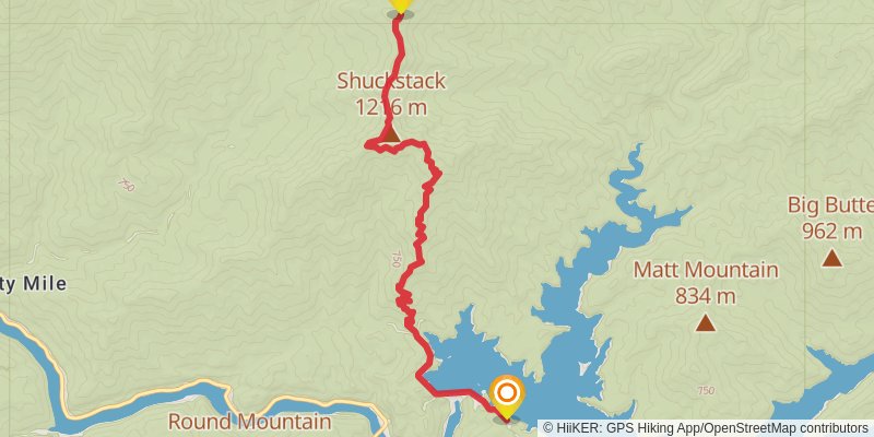 Appalachian Trail stage 19 Map