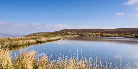 An image depicting the trail Keeper's Pond and Blorenge and its surrounding area.