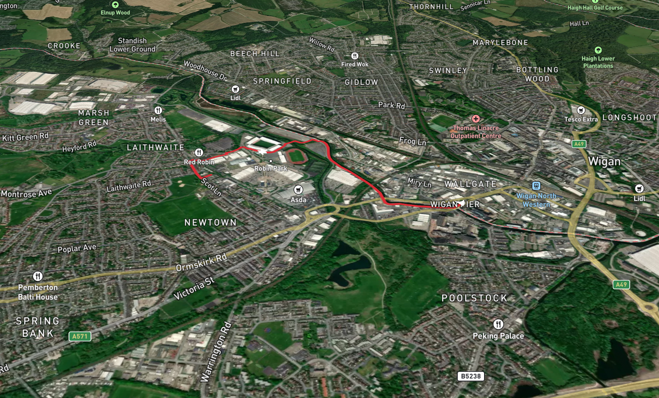 Robin Park Arena Walk