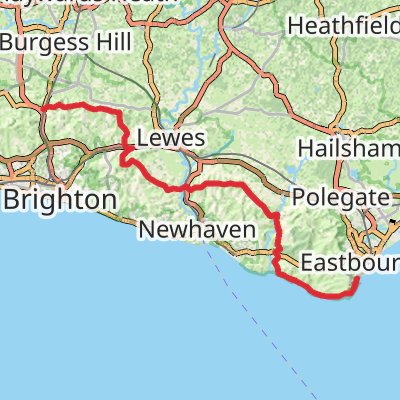 South Downs Way 6-Day Gentle Tour (Hillwalk Tours) mobile static map