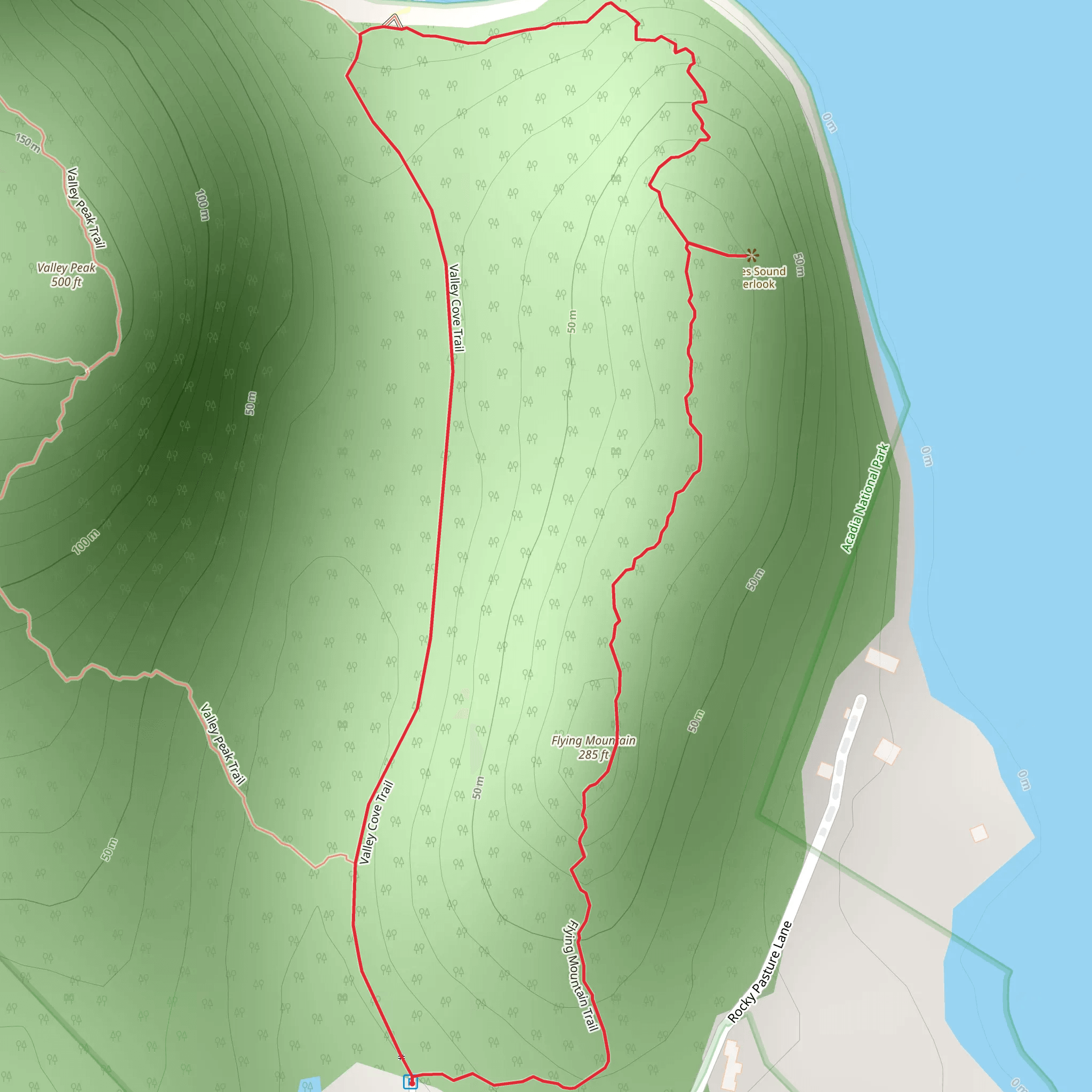 Flying Mountain Loop mobile static map