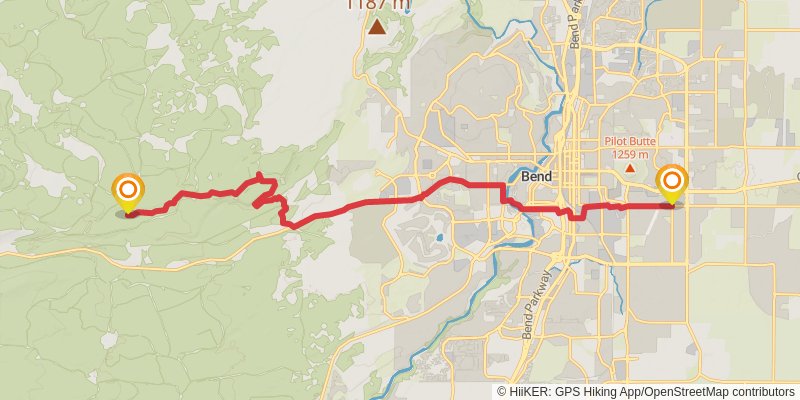 Ultra Pedestrian North Loop stage 138 Map