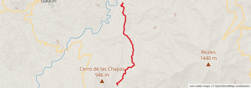 GR 249 Gran Senda de Málaga stage 30 Map