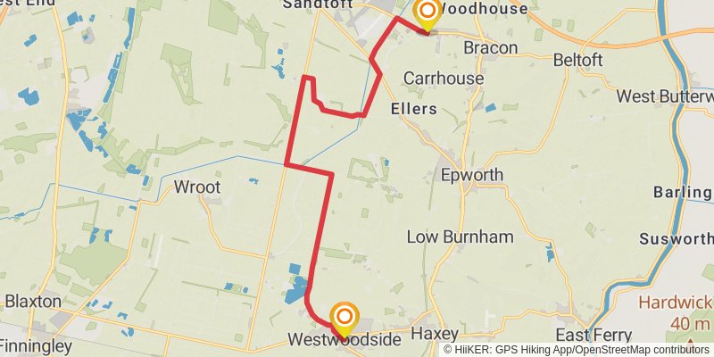 Yorkshire Round stage 37 Map