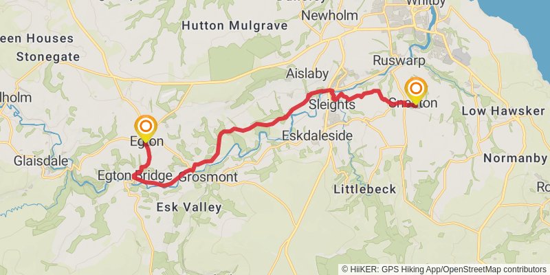 St Hilda's Way stage 3 Map