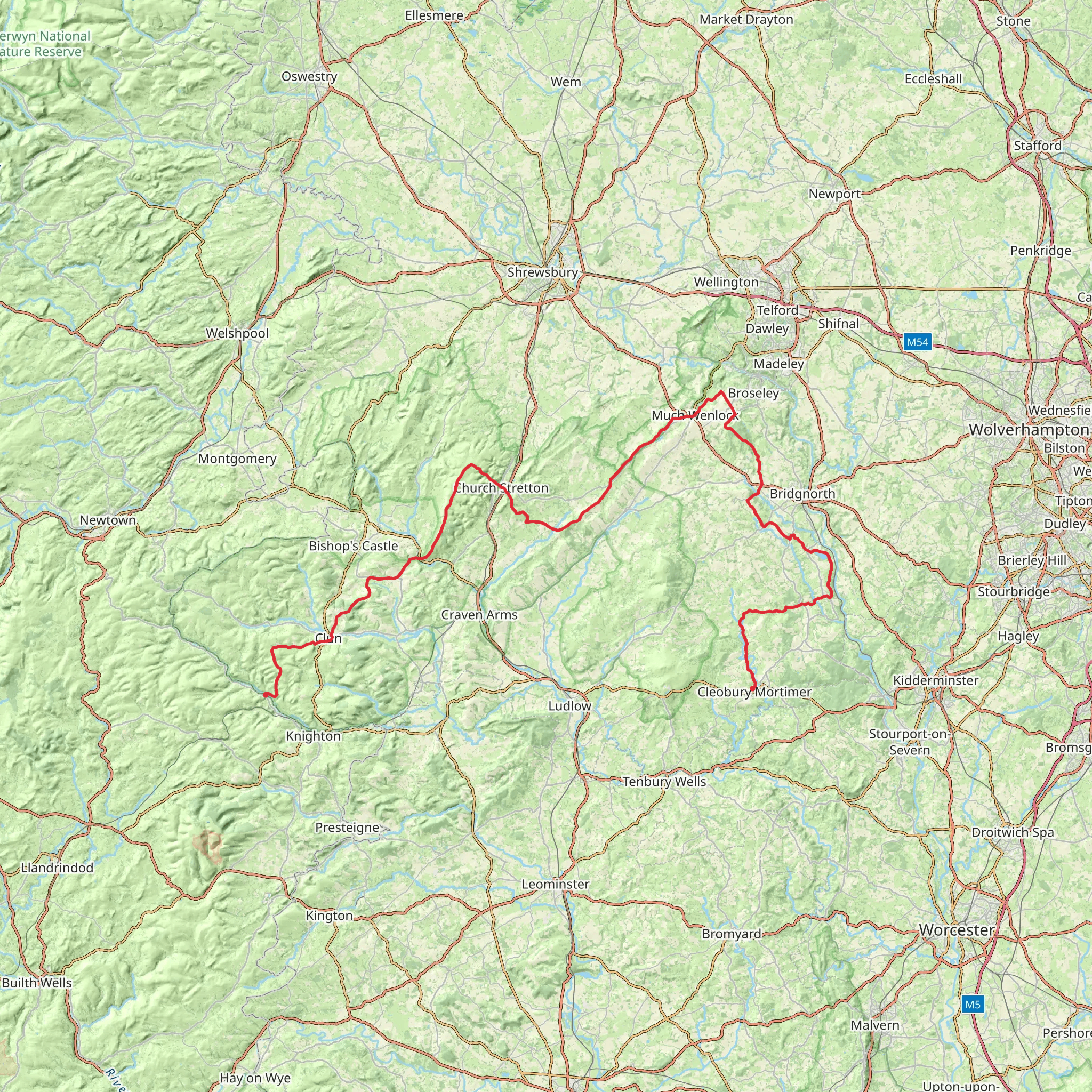 Jack Mytton Way mobile static map