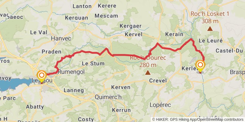 GR 37 stage 26 Map
