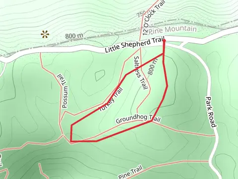 Turkey and Saltress Loop Trail