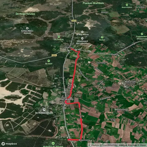 Veentje to Otterlo via Molen Weg