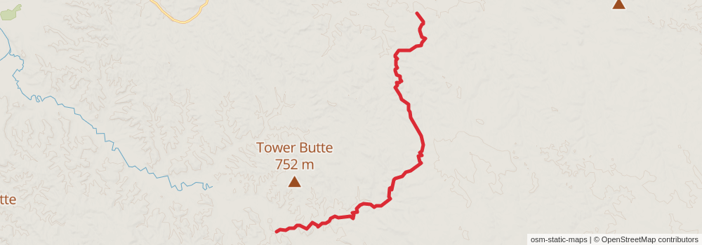 American Perimeter Trail - North Country Primary stage 260 Map