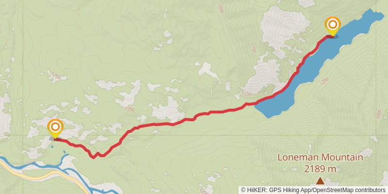 Harrison Lake via South Boundary Trail stage 2 Map
