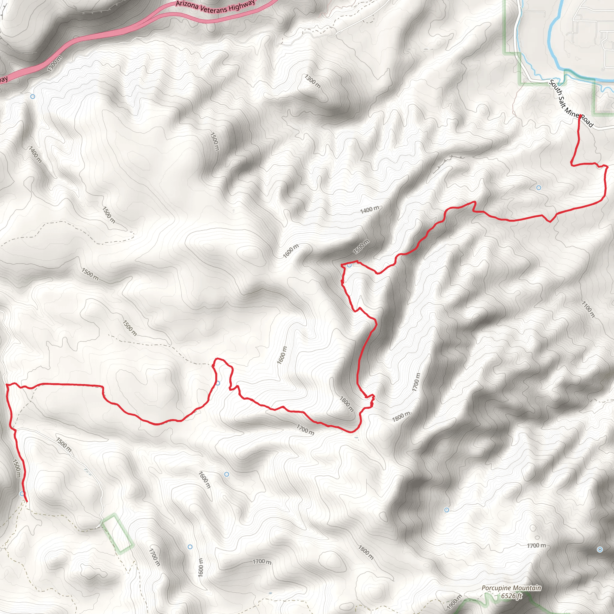 Box T Trail mobile static map