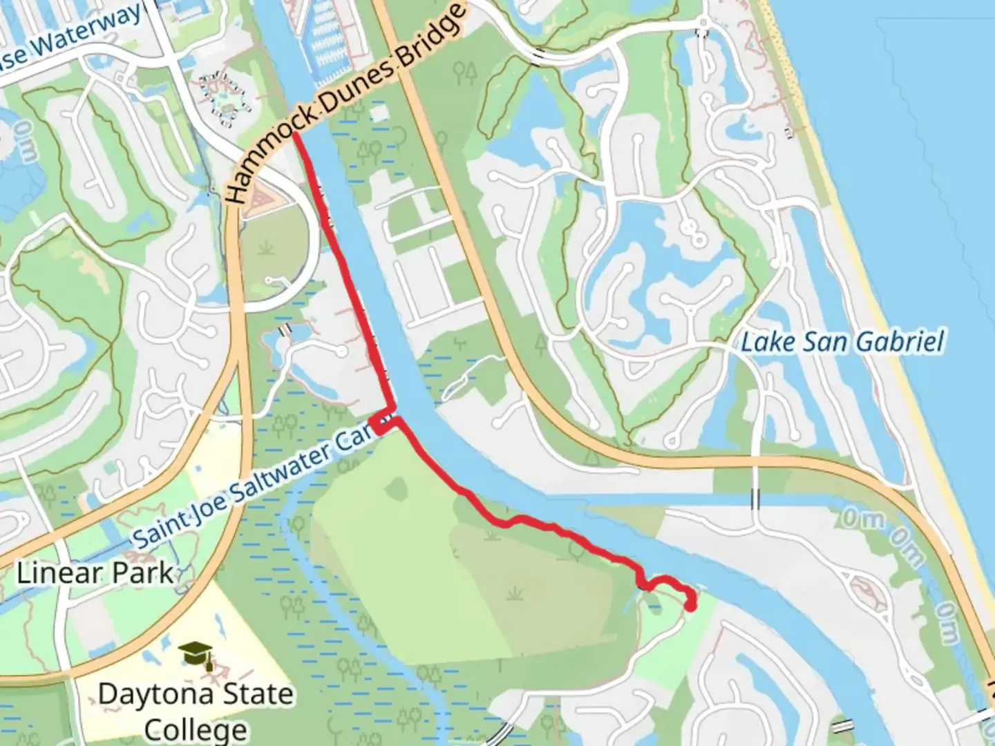 An image depicting the trail Saint Joe Walkway - Waterfront Park and its surrounding area.