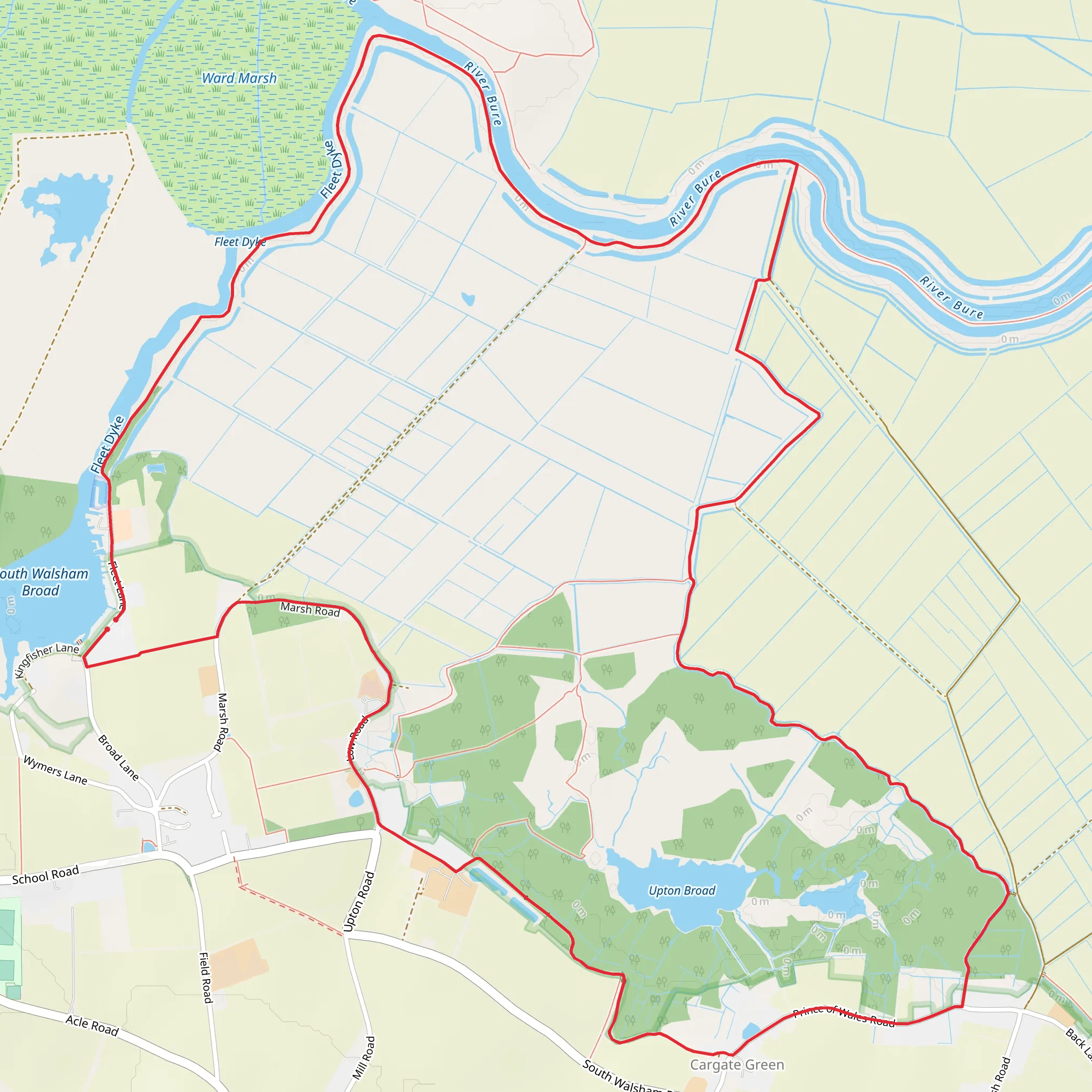 Uptown Broad Loop mobile static map