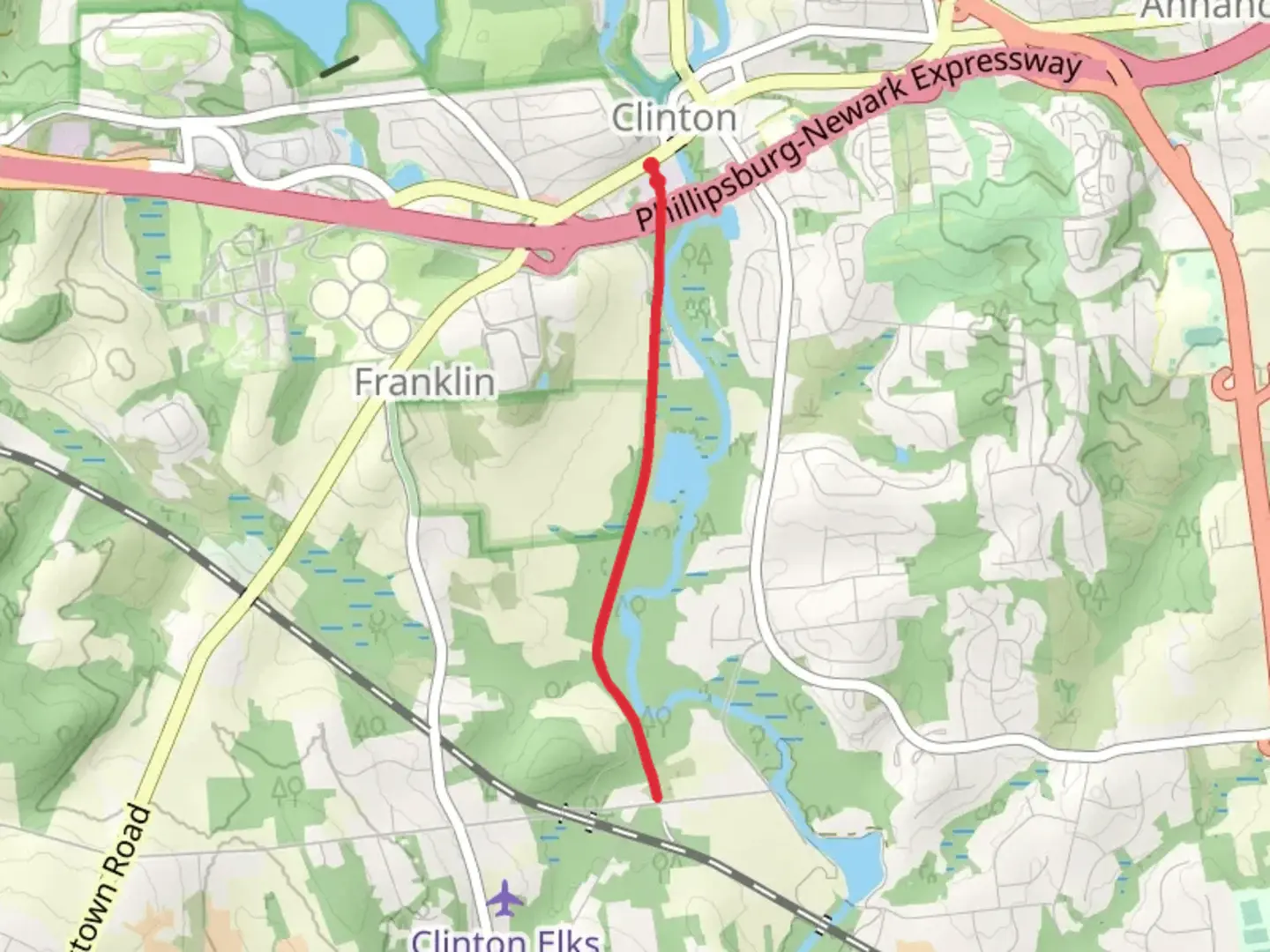 An image depicting the trail Landsdown Trail and its surrounding area.