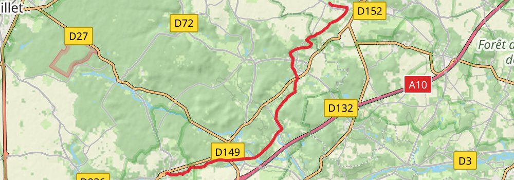 GR 655 Via Turonensis stage 21 Map