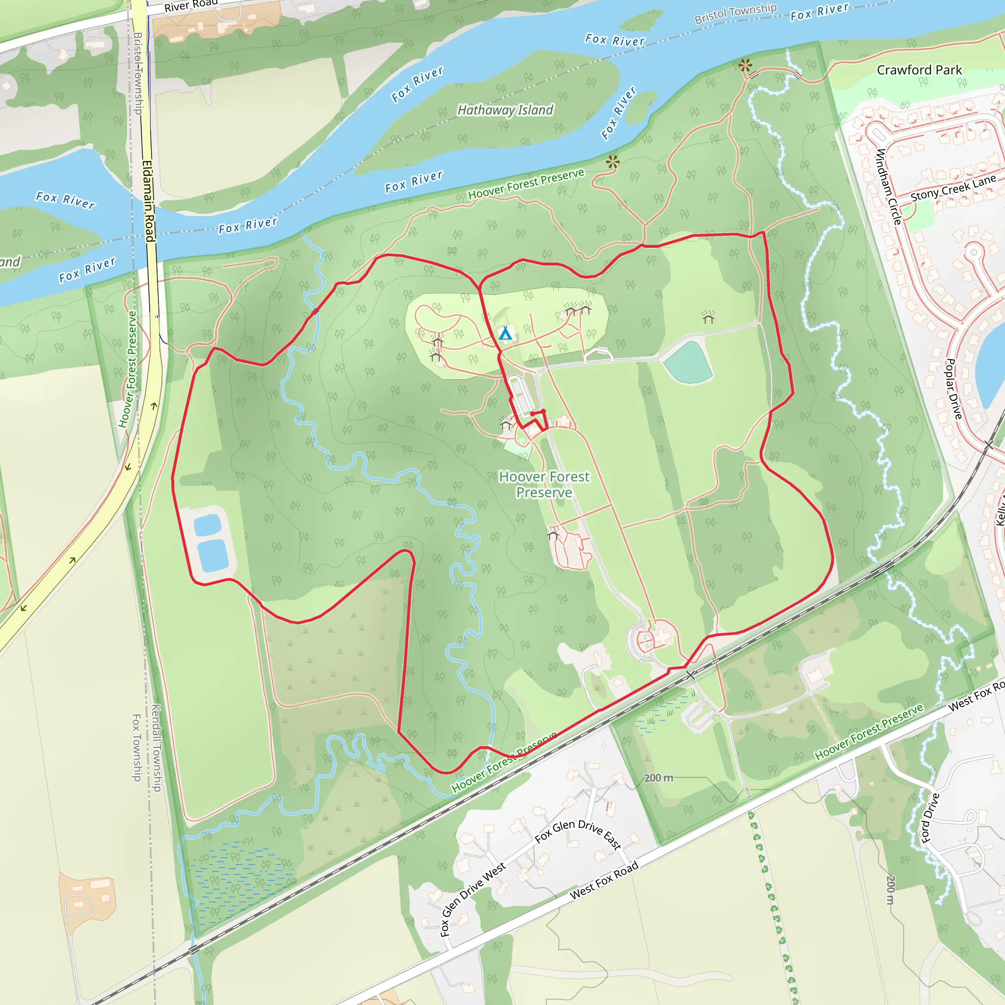 Stephanie's Garden Loop mobile static map
