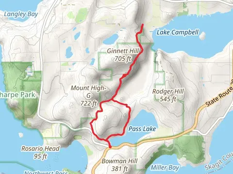 Big Cedar Trail, John Tursi Trail and Pass Lake Loop