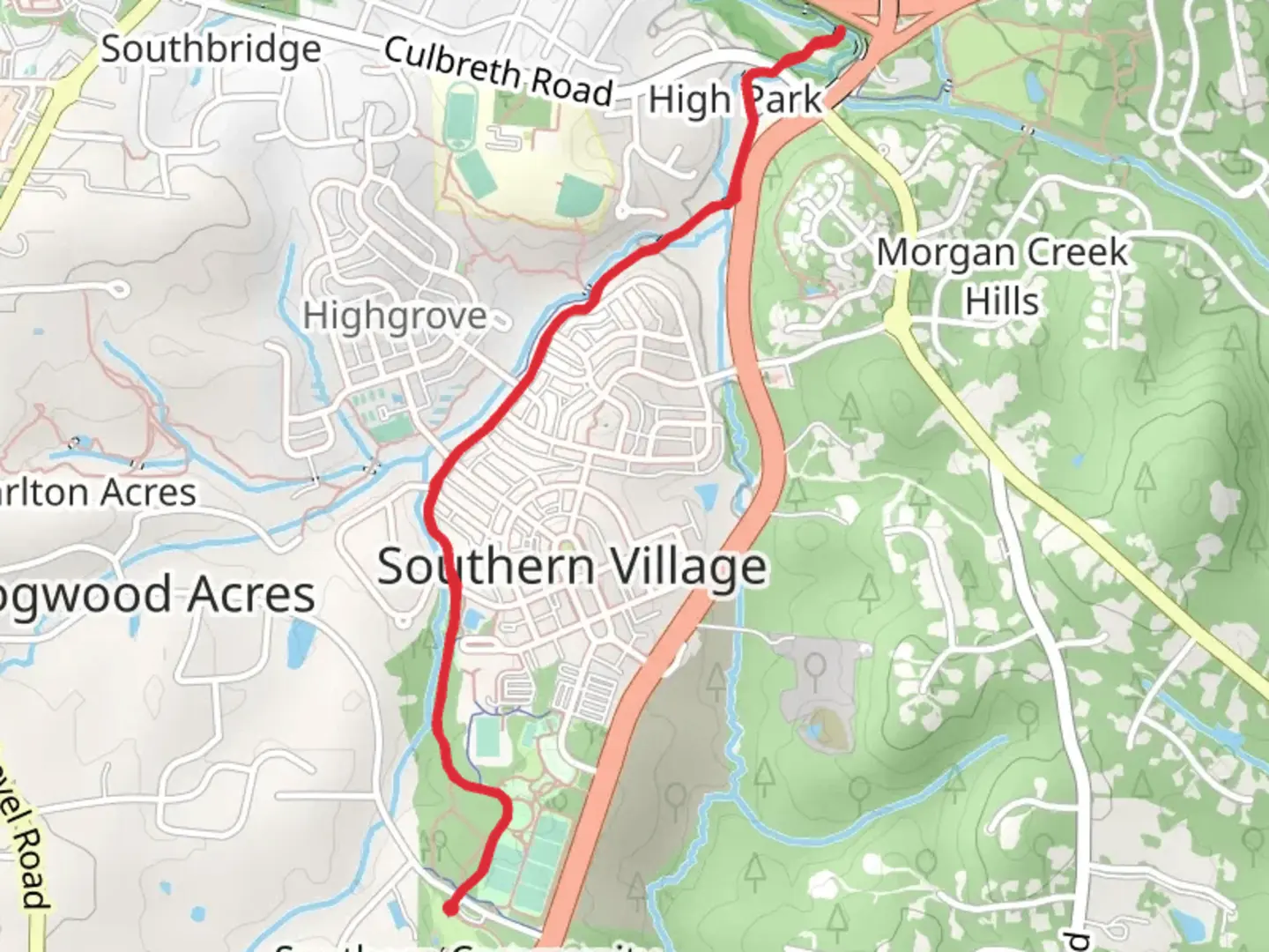 An image depicting the trail Fan Branch Trail and its surrounding area.