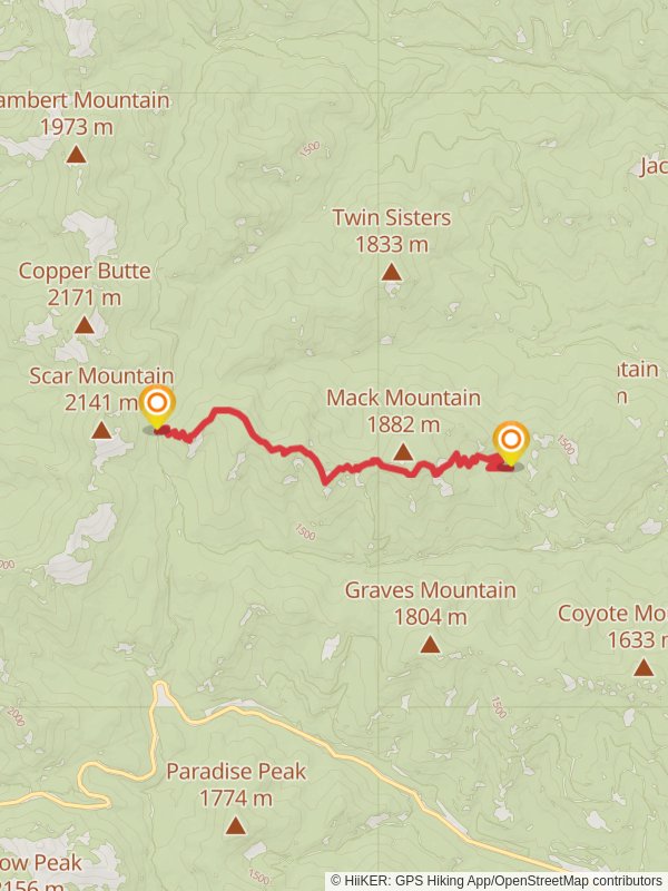 Mac - King Trail mobile static map